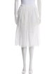 Carven Lace Pattern Knee-Length Skirt