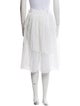 Carven Lace Pattern Knee-Length Skirt