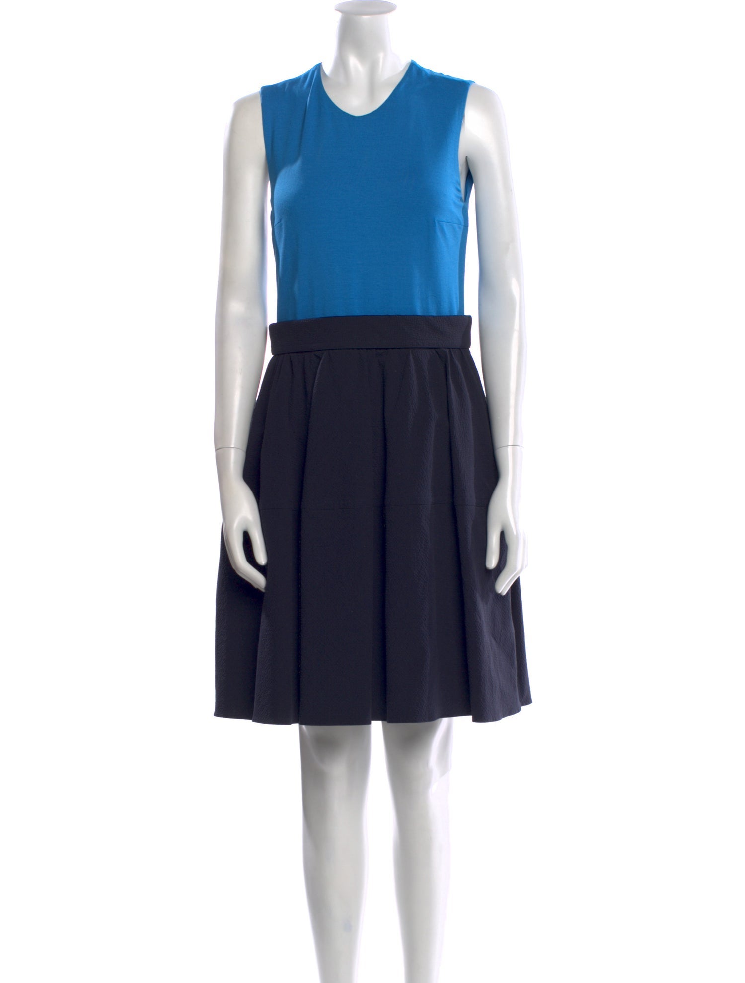 Carven Crew Neck Mini Dress