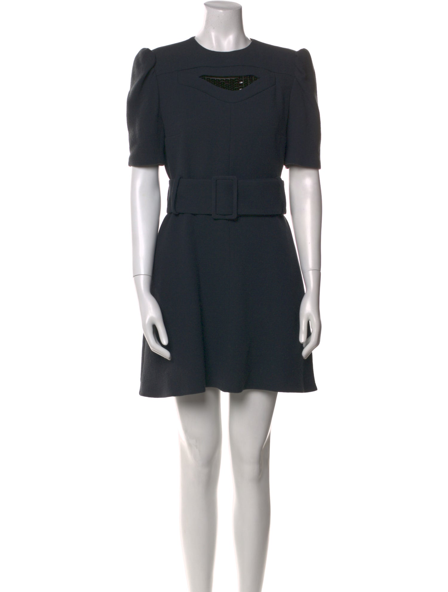 Carven Virgin Wool Mini Dress