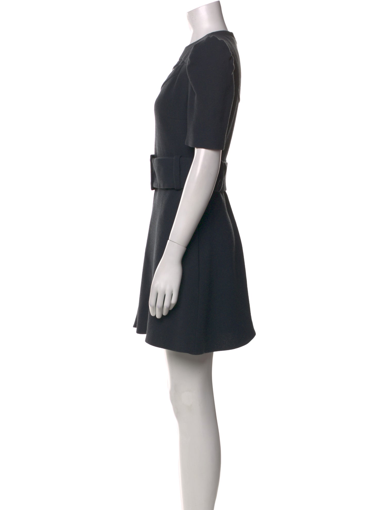 Carven Virgin Wool Mini Dress