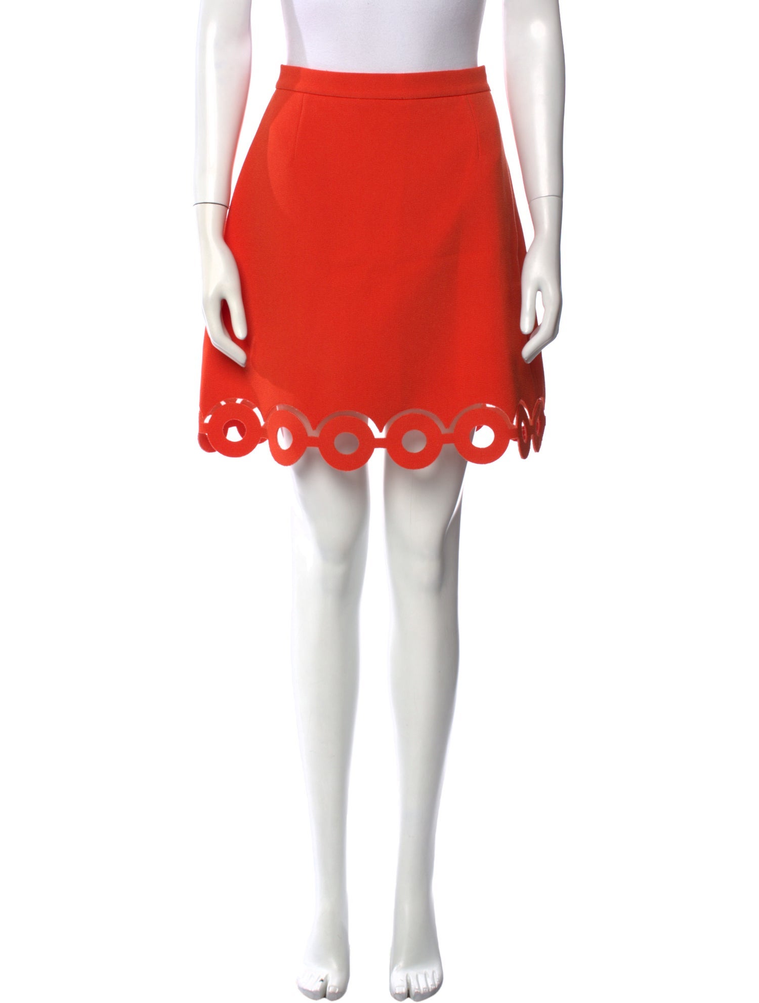 Carven Cutout Accent Mini Skirt