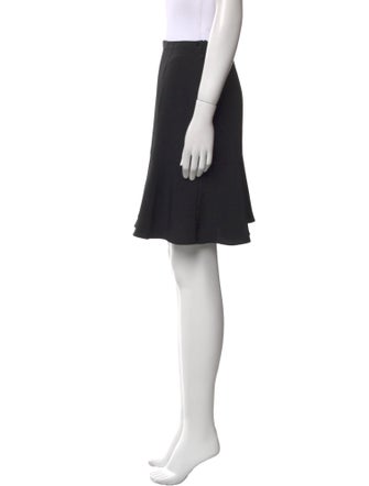 Carven Pleated Accents Knee-Length Skirt