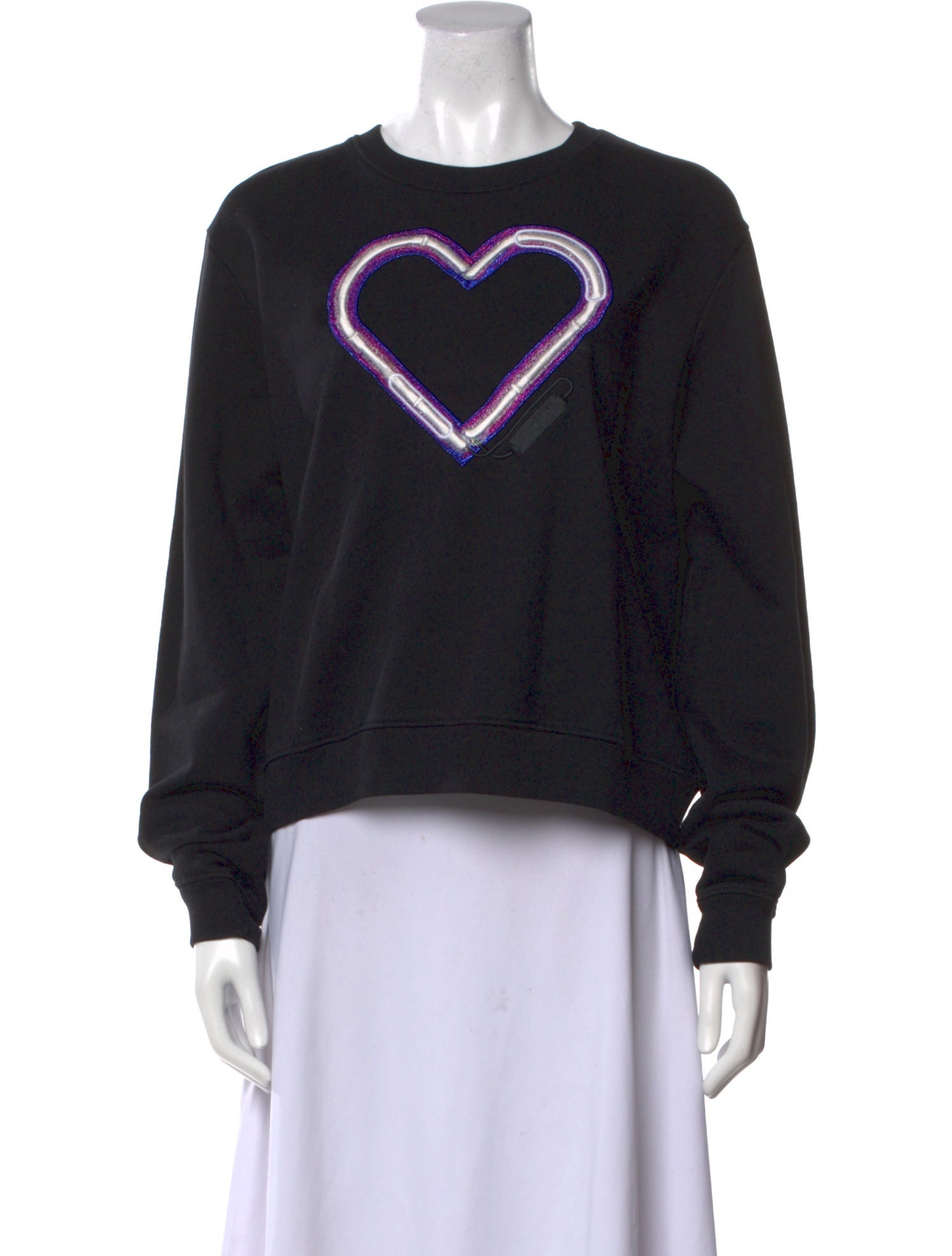 Carven Graphic Print Crew Neck Sweatshirt