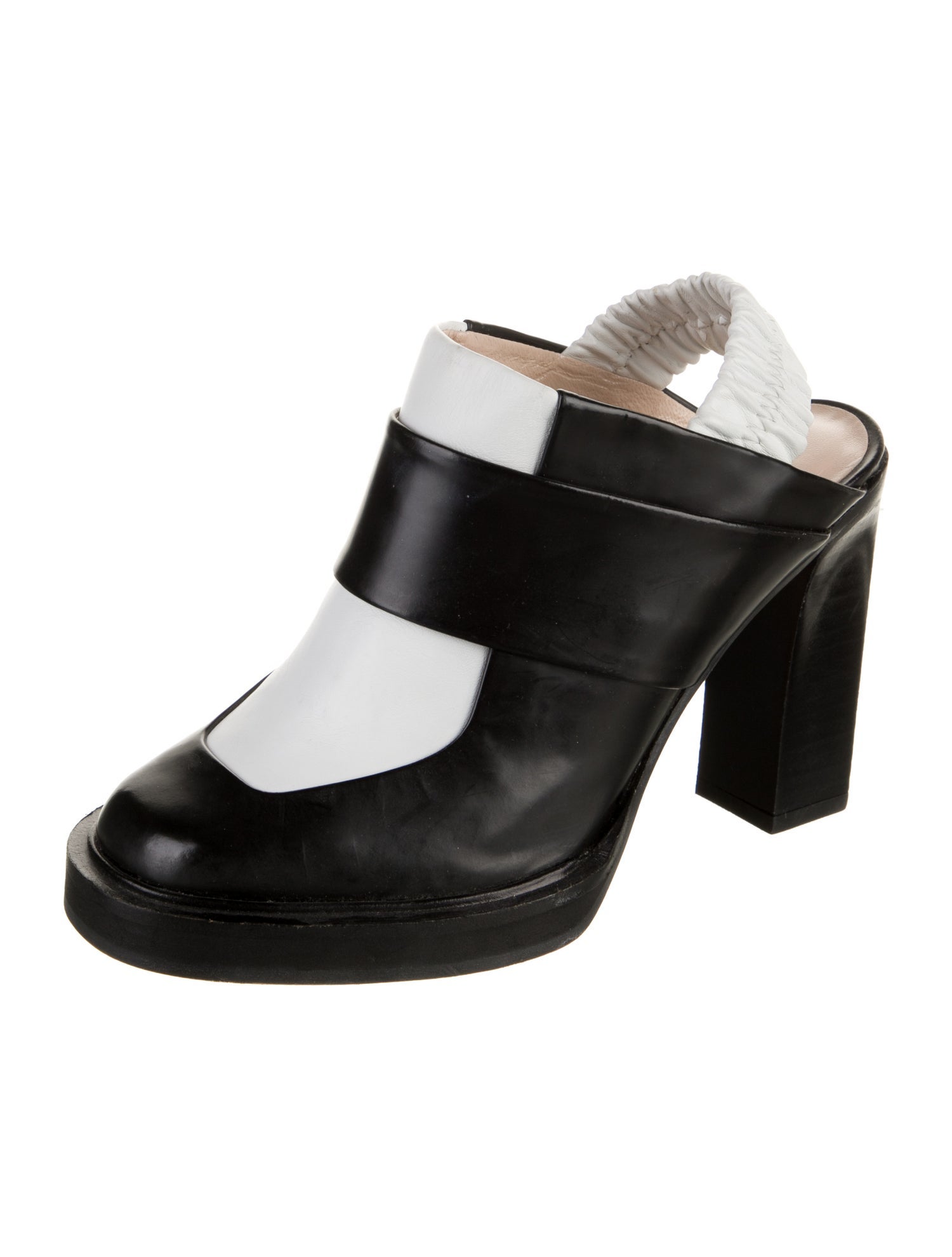 Carven Leather Mules