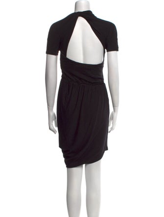 Carven V-Neck Mini Dress
