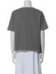 Carven Crew Neck Short Sleeve Sweatshirt