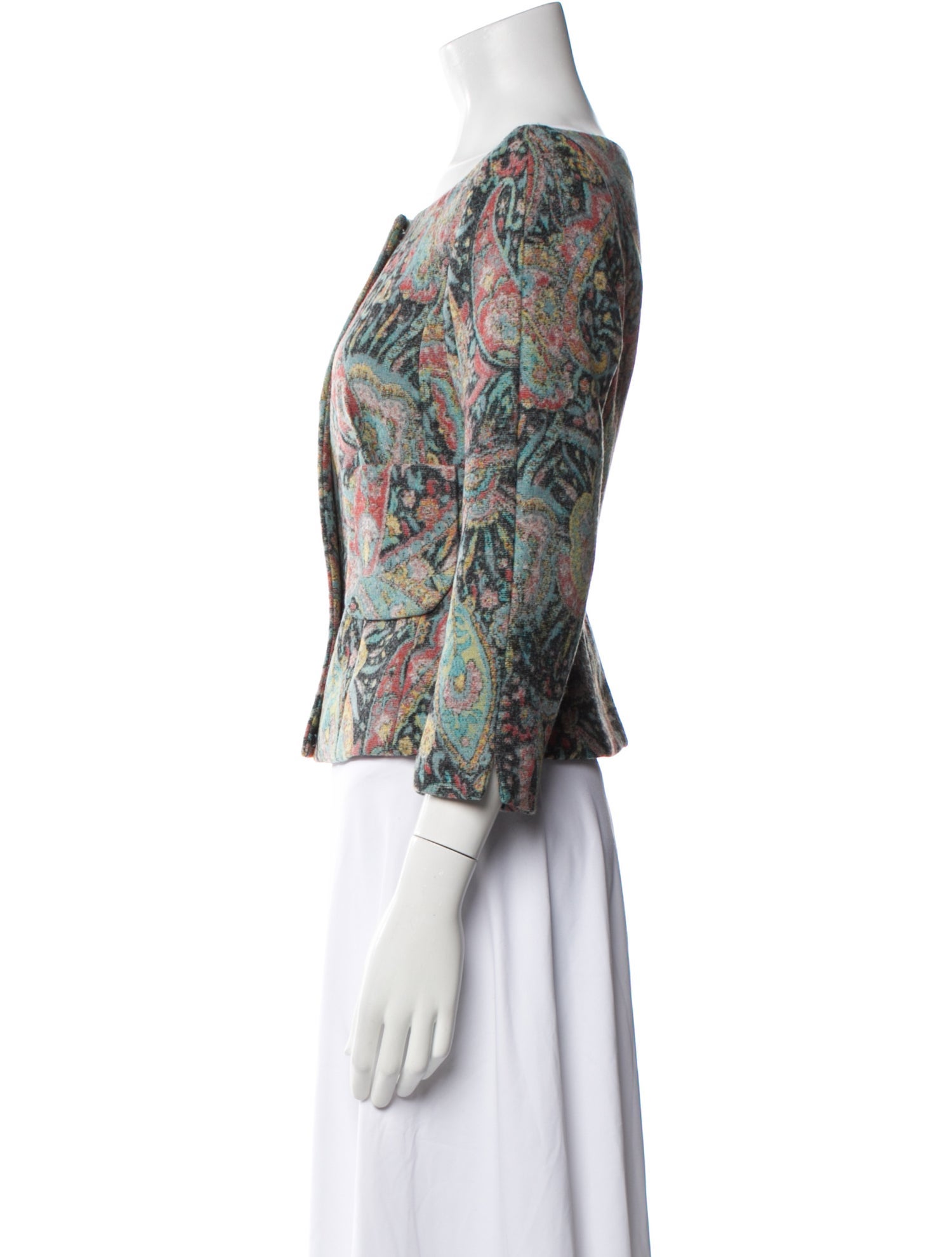 Carven Wool Printed Jacket