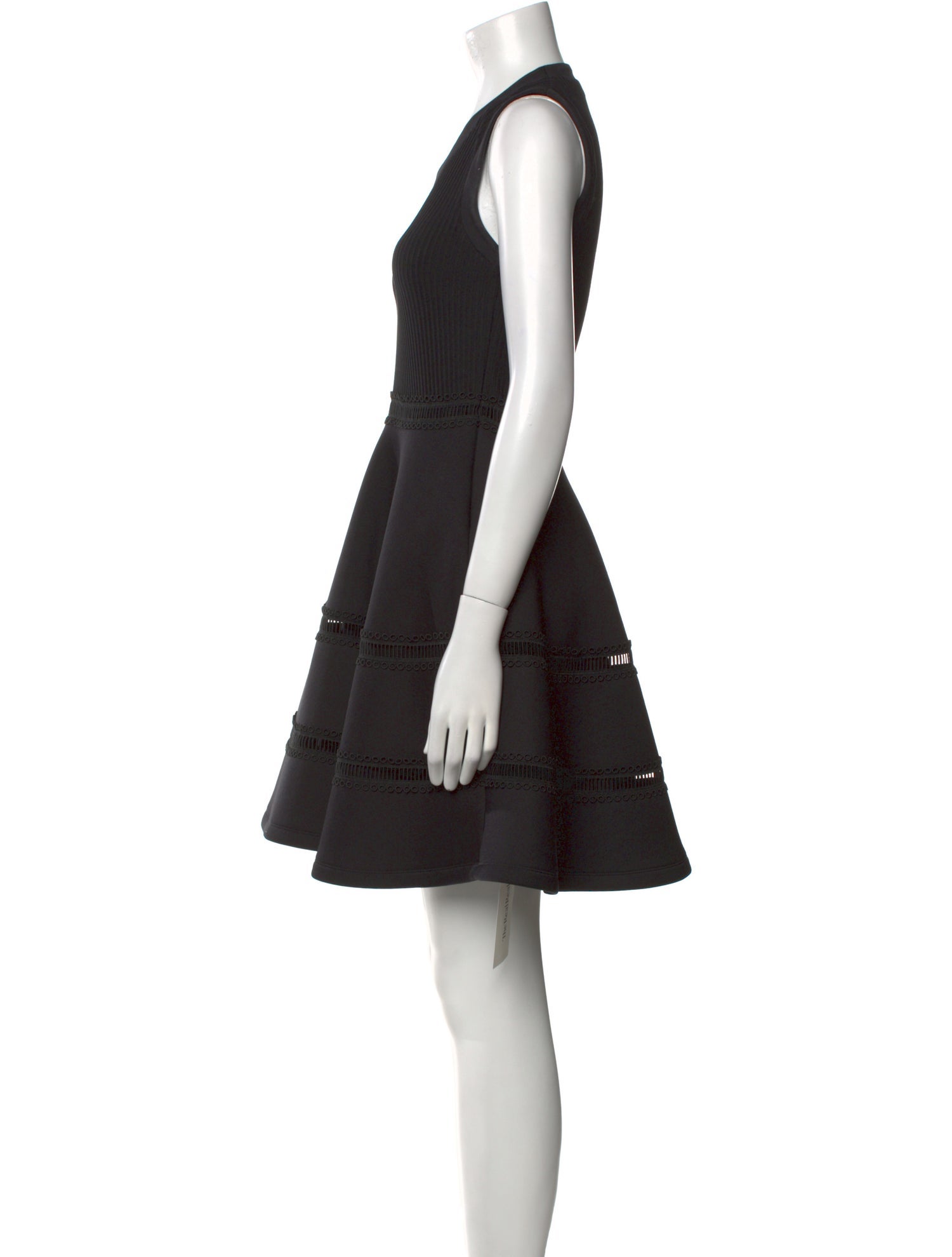 Carven Scoop Neck Mini Dress