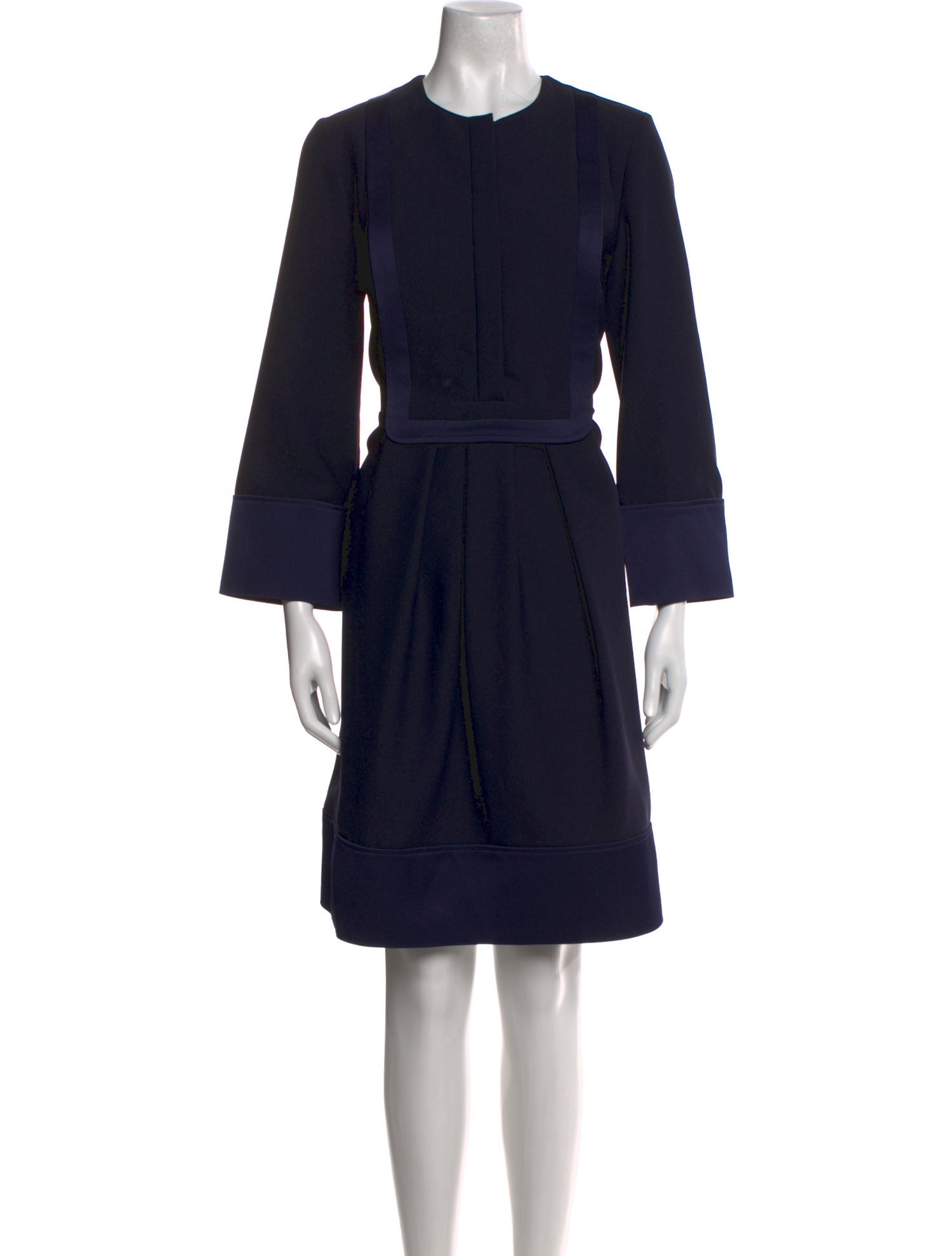 Carven Crew Neck Knee-Length Dress
