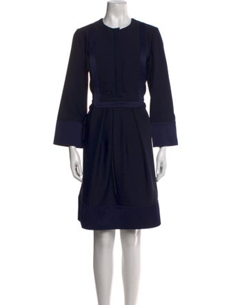 Carven Crew Neck Knee-Length Dress