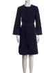 Carven Crew Neck Knee-Length Dress