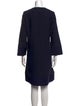 Carven Crew Neck Knee-Length Dress