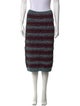 Carven Striped Knee-Length Skirt