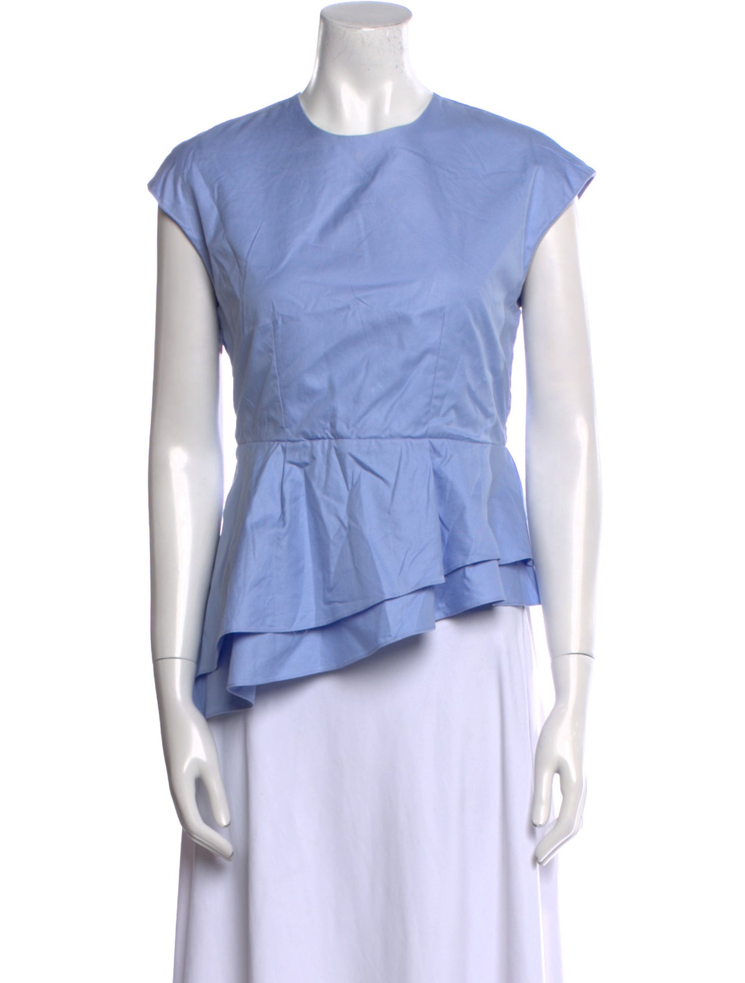 Carven Crew Neck Short Sleeve Top