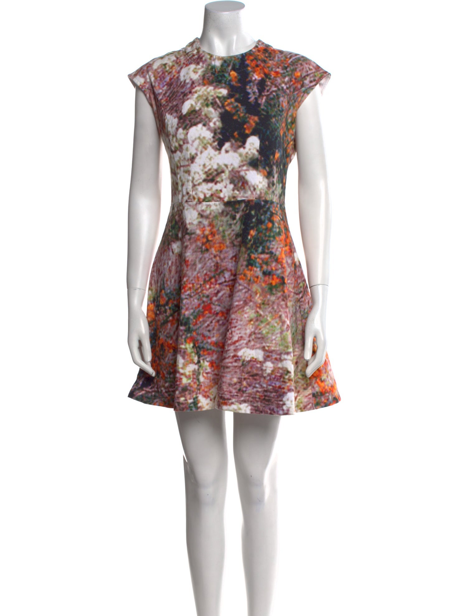 Carven Printed Mini Dress