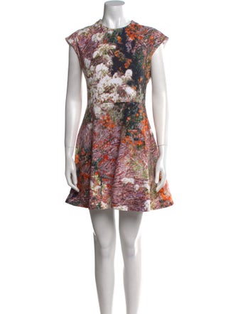 Carven Printed Mini Dress