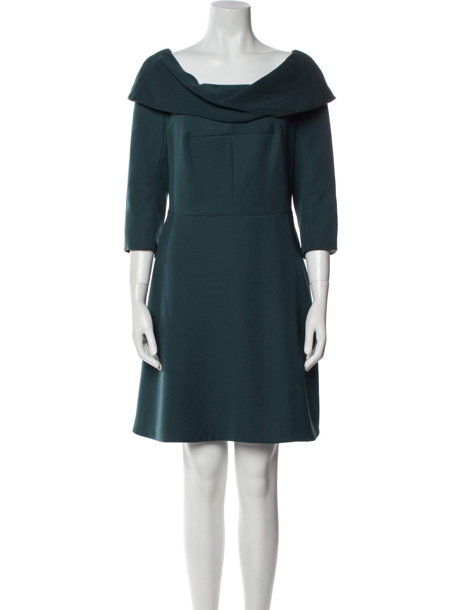 Carven Cowl Neck Mini Dress