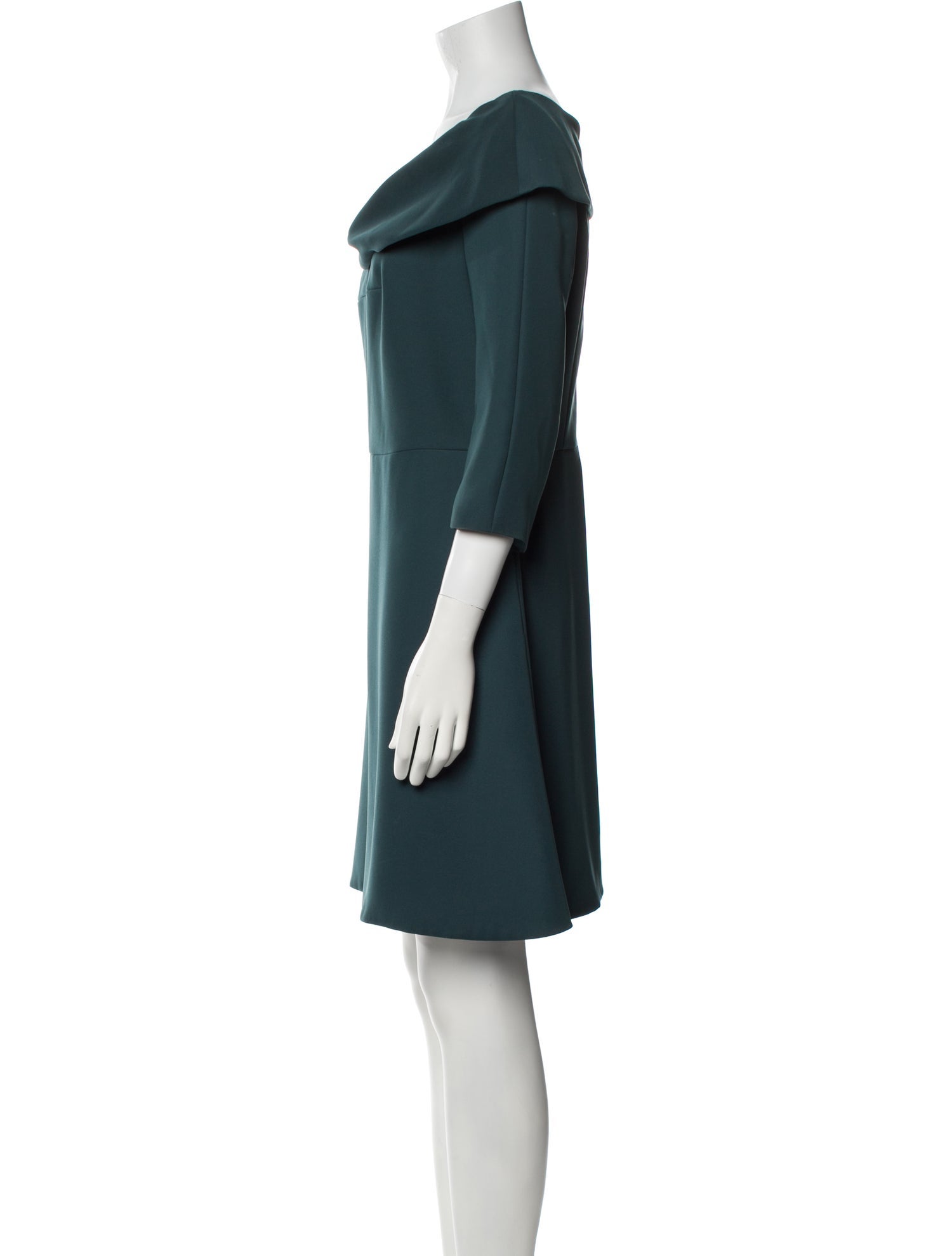 Carven Cowl Neck Mini Dress