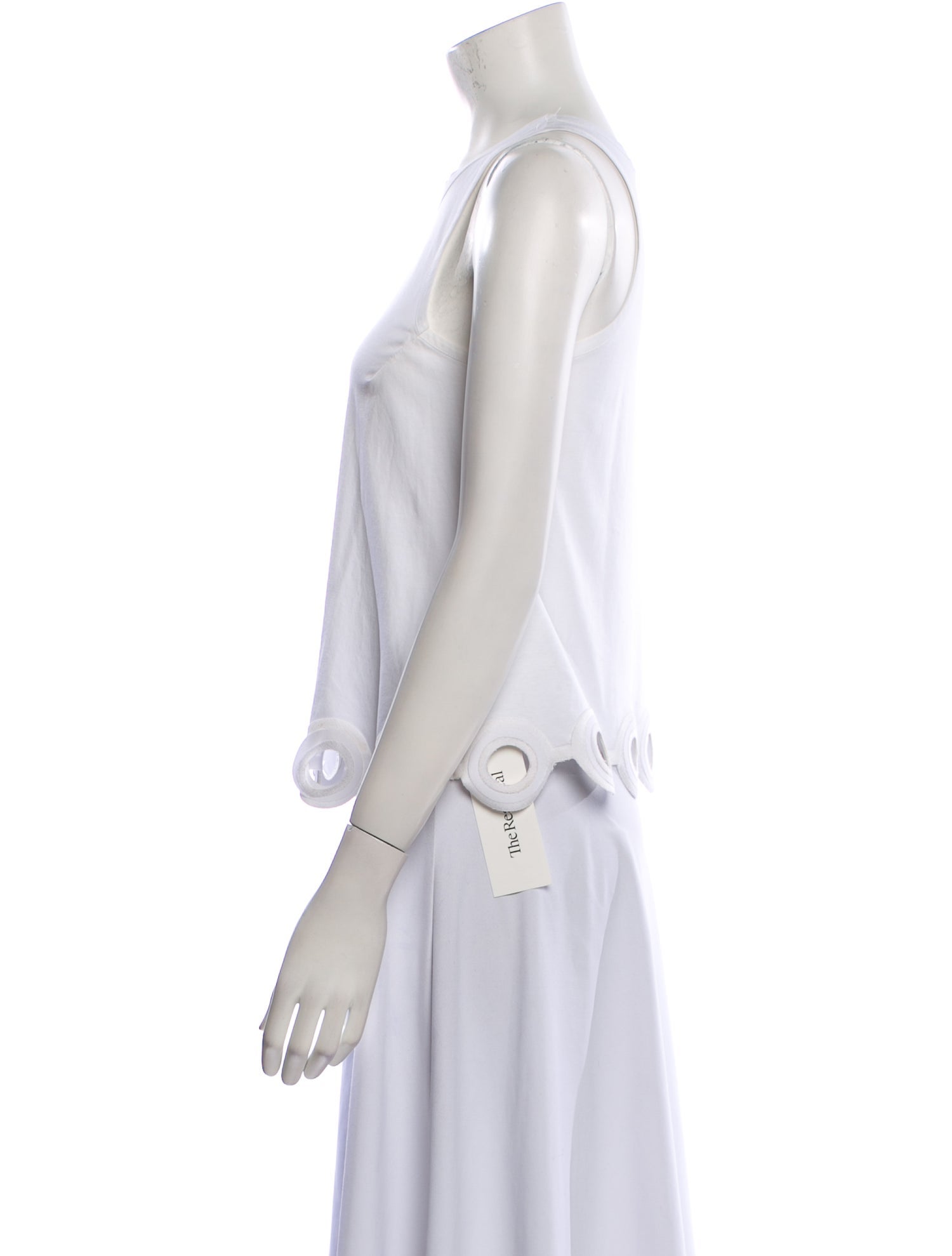 Carven Crew Neck Sleeveless Top