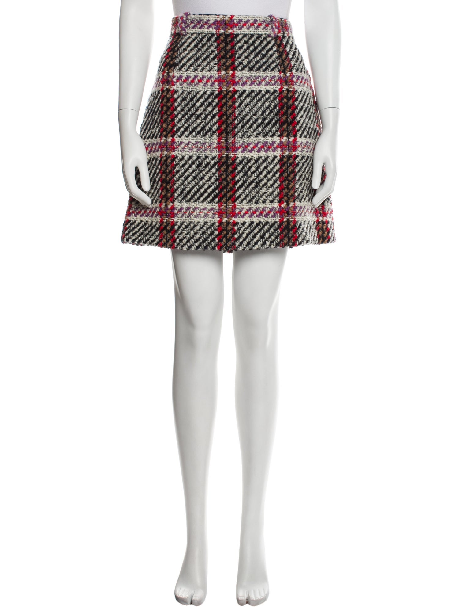Carven Virgin Wool Mini Skirt