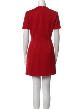 Carven Virgin Wool Mini Dress