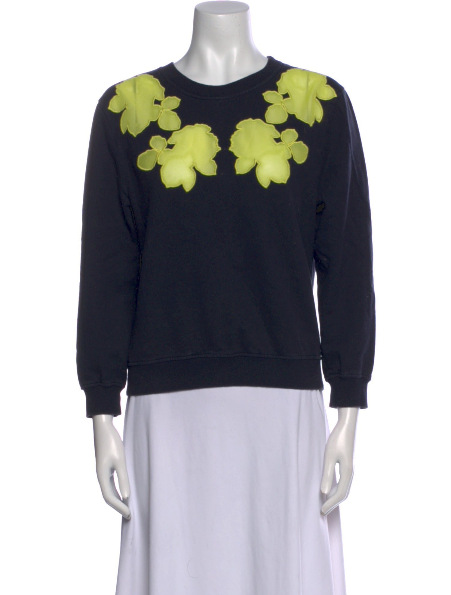 Carven Graphic Print Crew Neck Sweatshirt