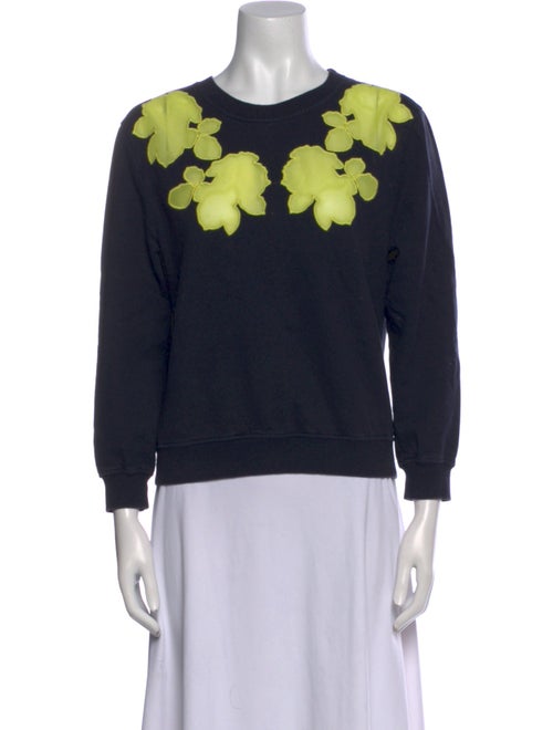 Carven Graphic Print Crew Neck Sweatshirt