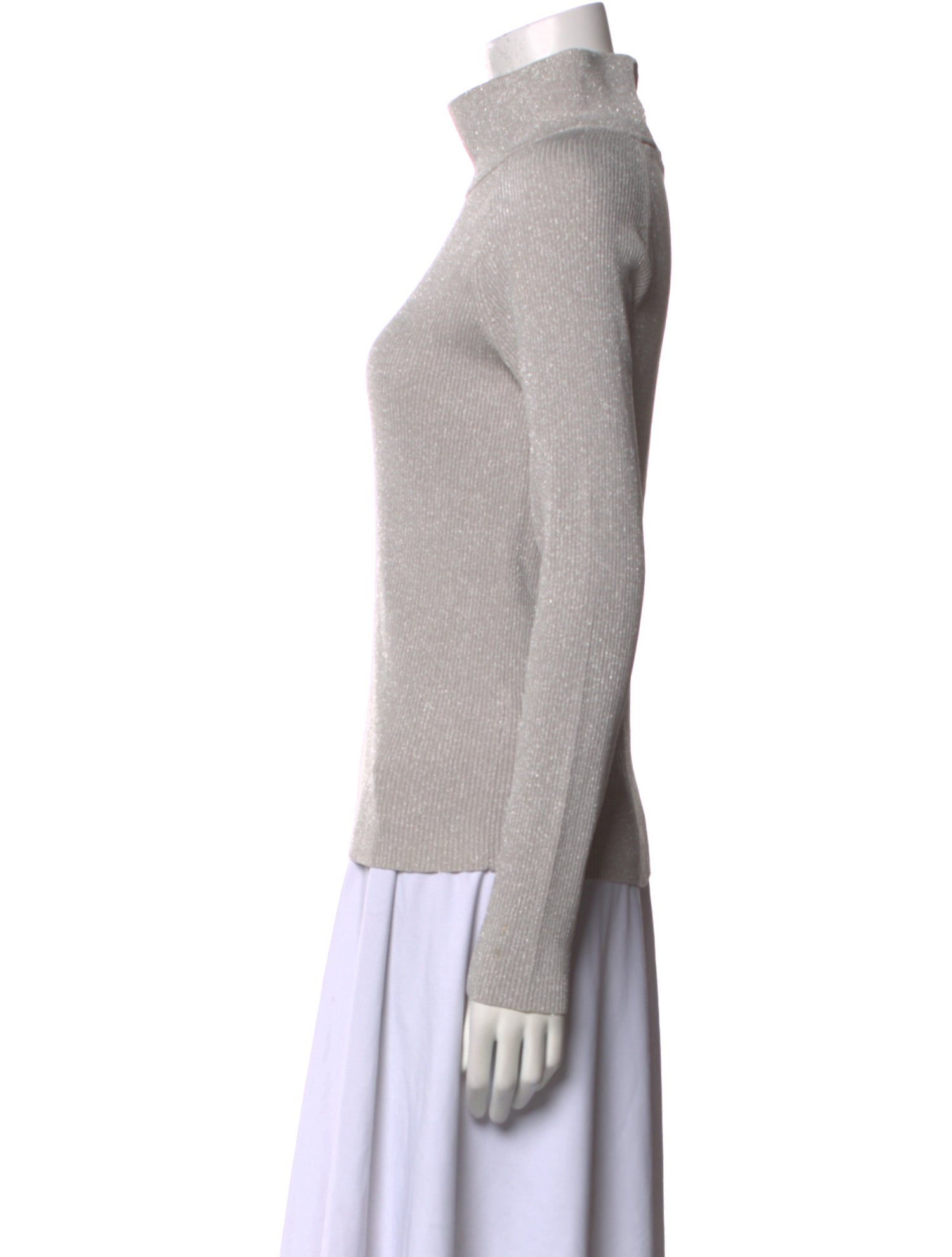 Carven Turtleneck Long Sleeve Sweatshirt