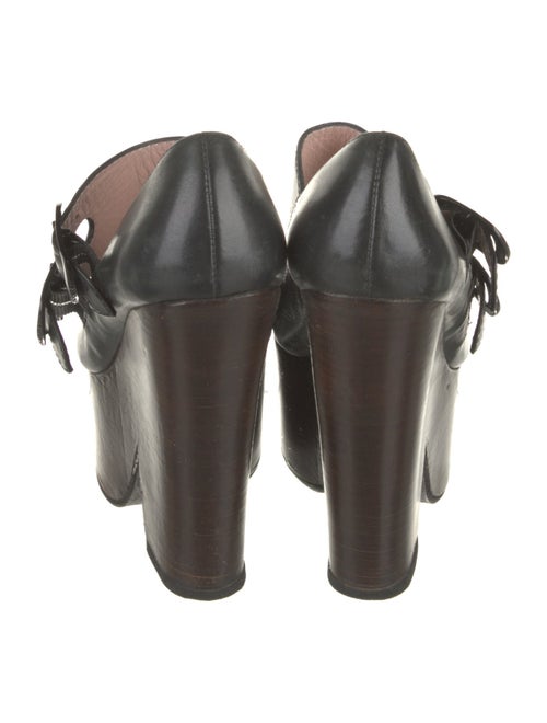 Carven Leather Slingback Sandals