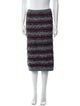 Carven Striped Knee-Length Skirt