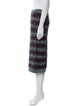 Carven Striped Knee-Length Skirt