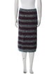 Carven Striped Knee-Length Skirt