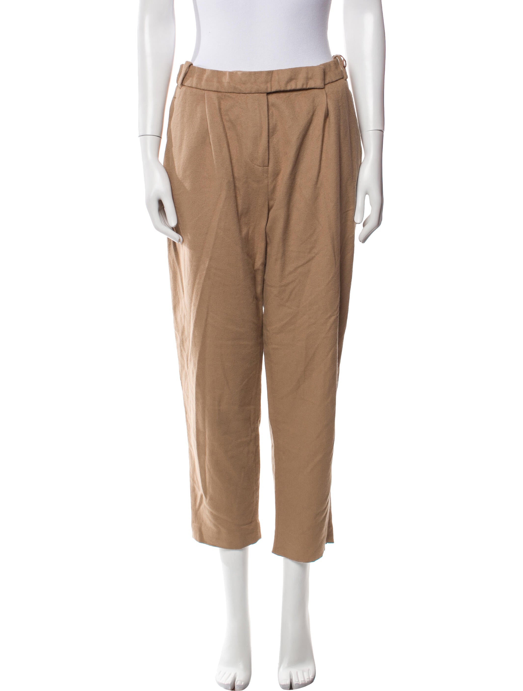 Carven Virgin Wool Straight Leg Pants