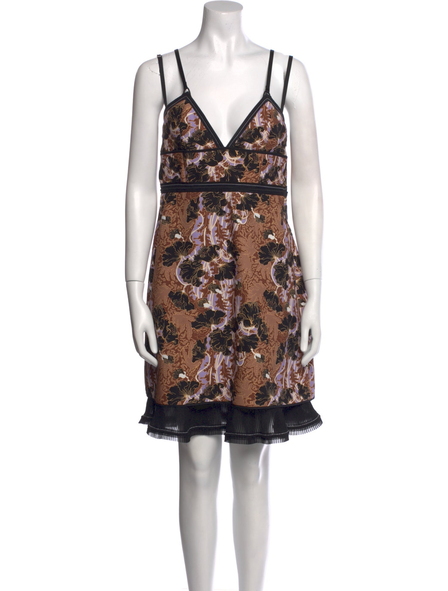 Carven Printed Mini Dress