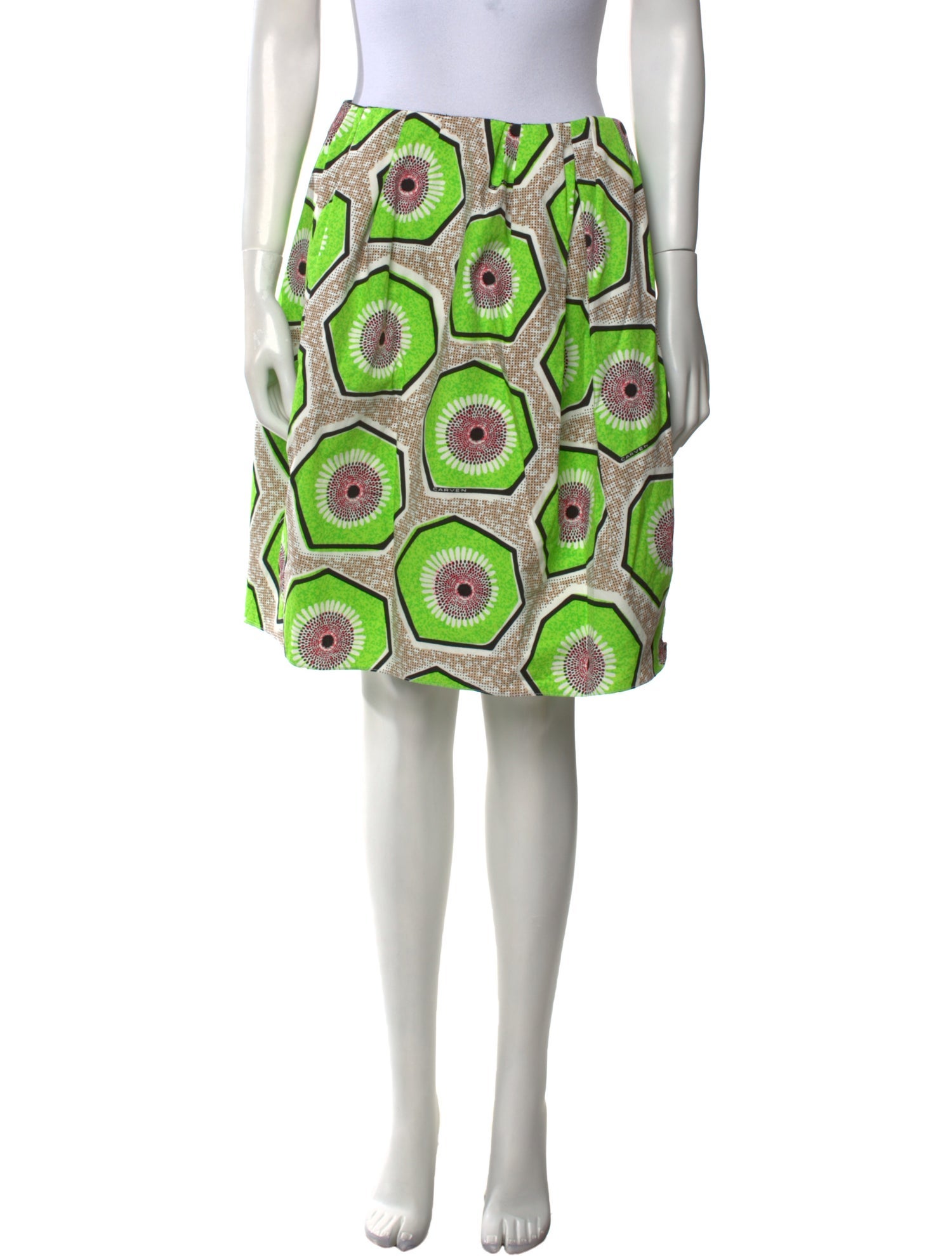 Carven Printed Knee-Length Skirt