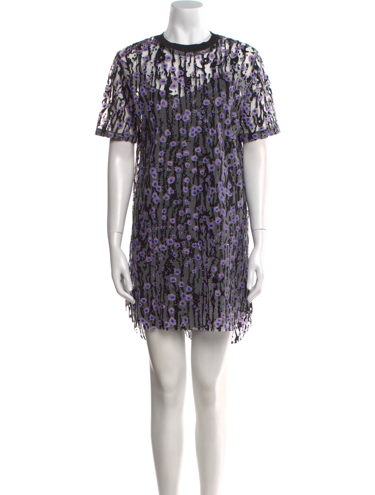 Carven Printed Mini Dress