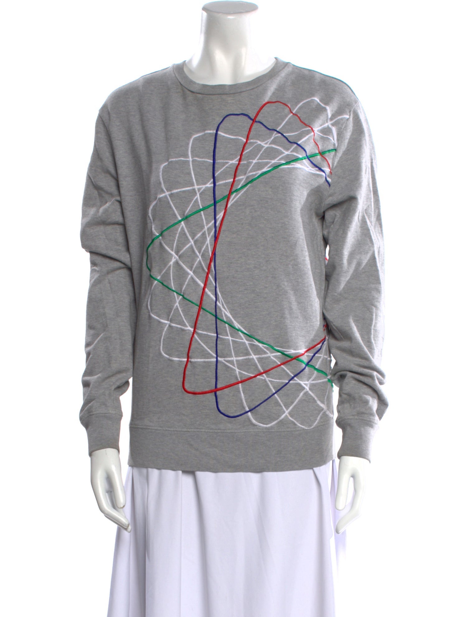 Carven Graphic Print Crew Neck Sweatshirt