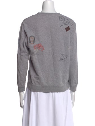 Carven Graphic Print Crew Neck Sweatshirt