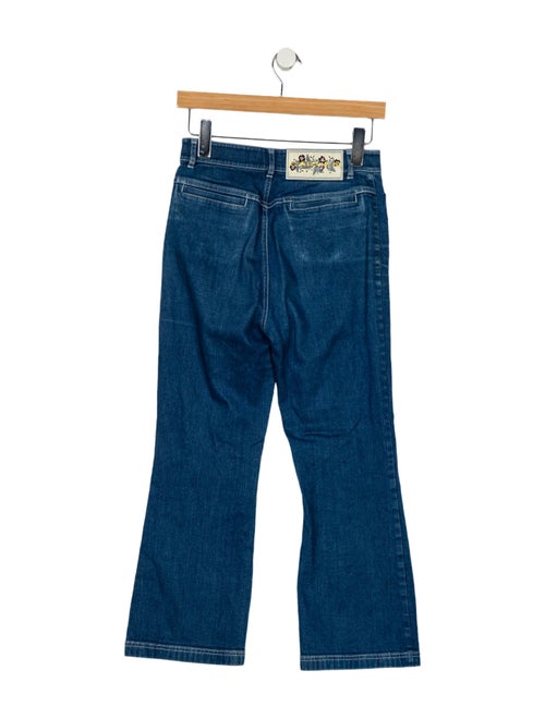 Carven High-Rise Wide Leg Jeans