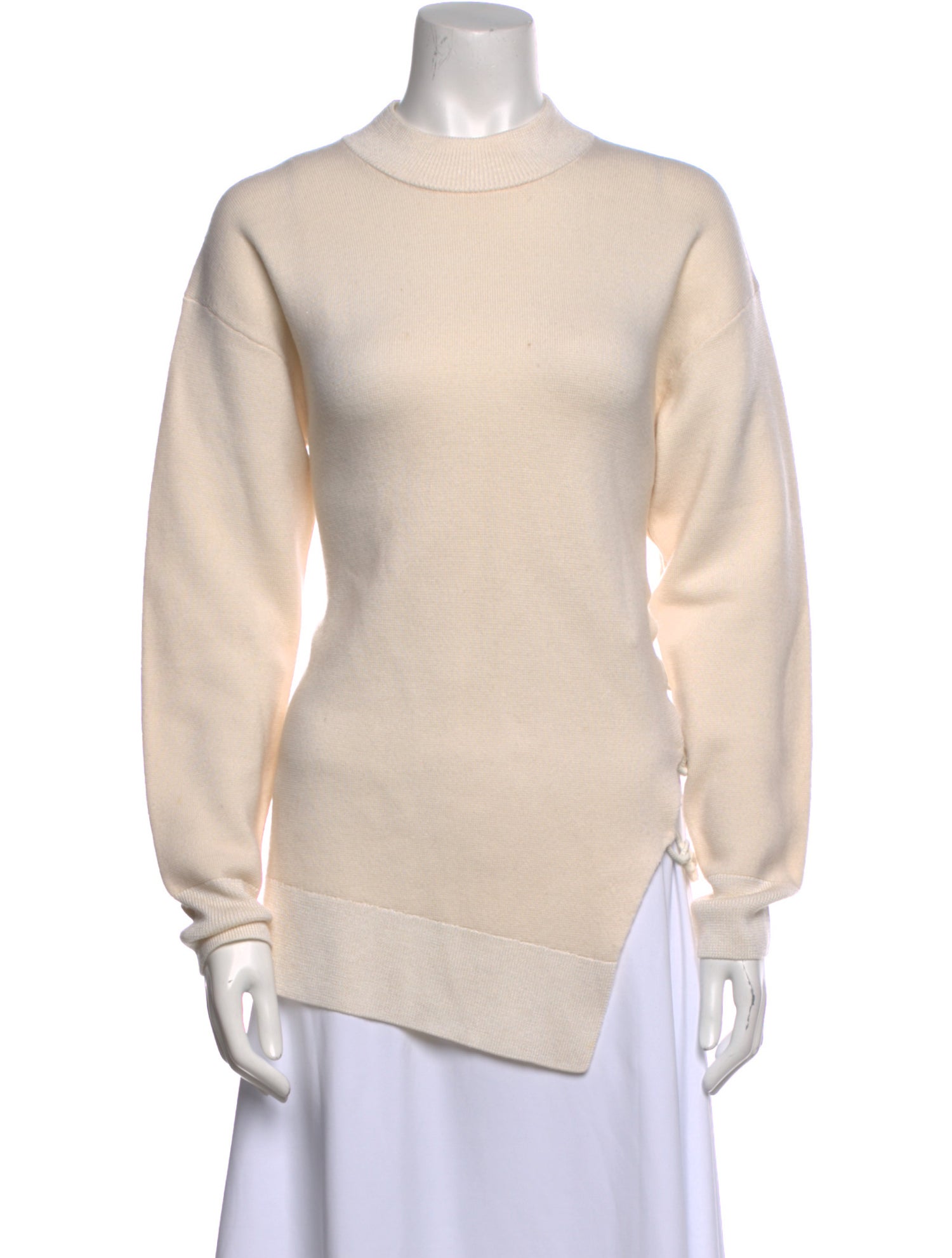Carven Wool Mock Neck Sweater
