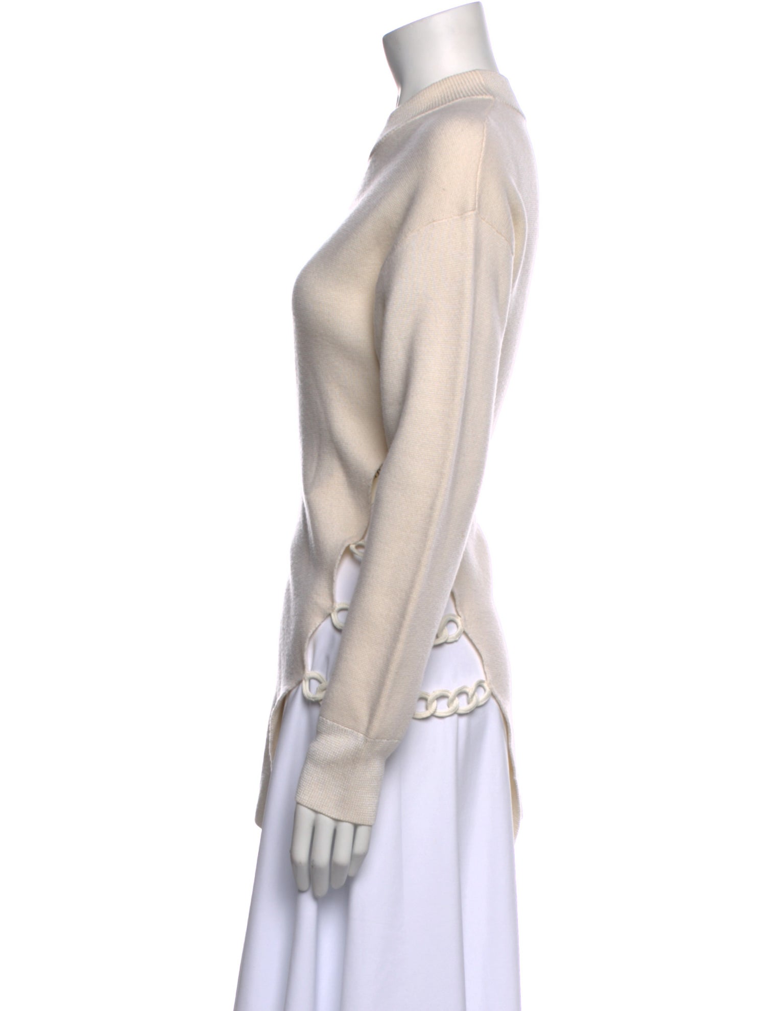 Carven Wool Mock Neck Sweater