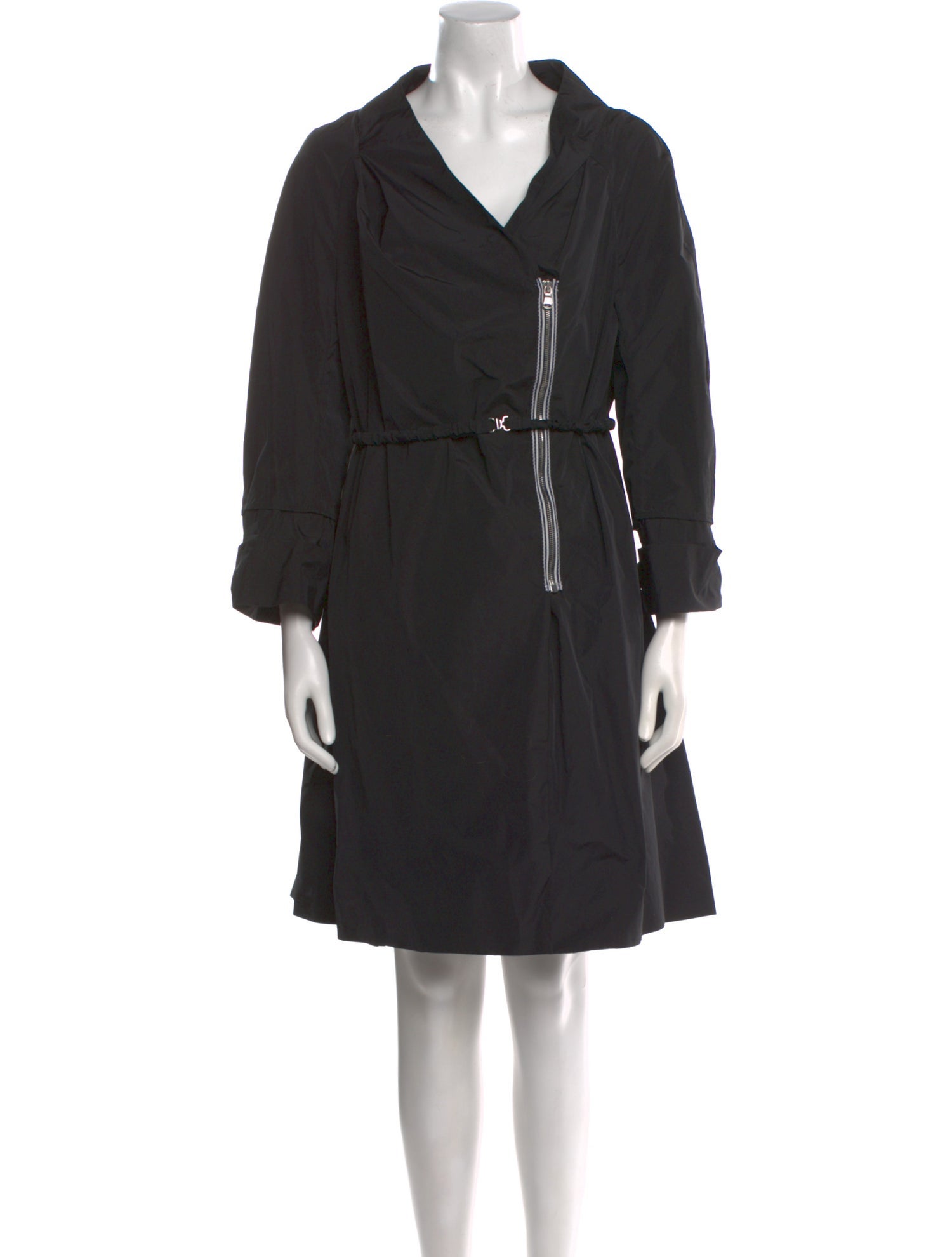 Carven V-Neck Knee-Length Dress