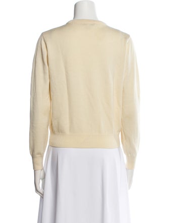 Carven Wool Graphic Print Sweater