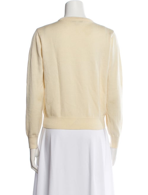 Carven Wool Graphic Print Sweater