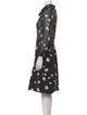 Carven Floral Print Knee-Length Dress