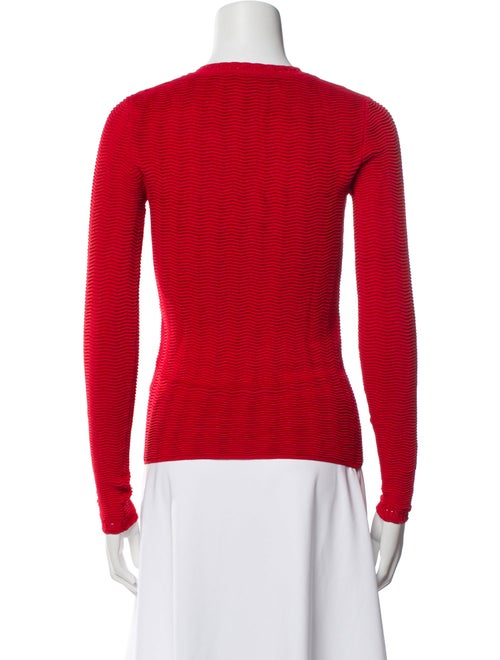 Carven Crew Neck Long Sleeve Top
