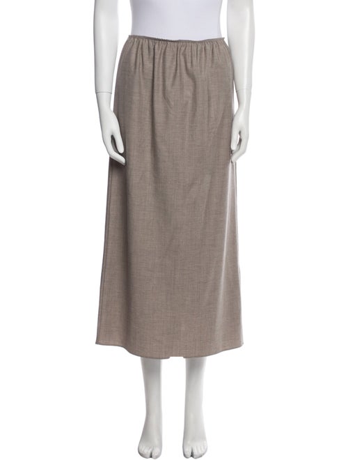 Carven Wool Midi Length Skirt