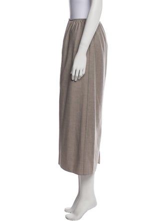 Carven Wool Midi Length Skirt