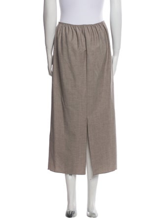 Carven Wool Midi Length Skirt